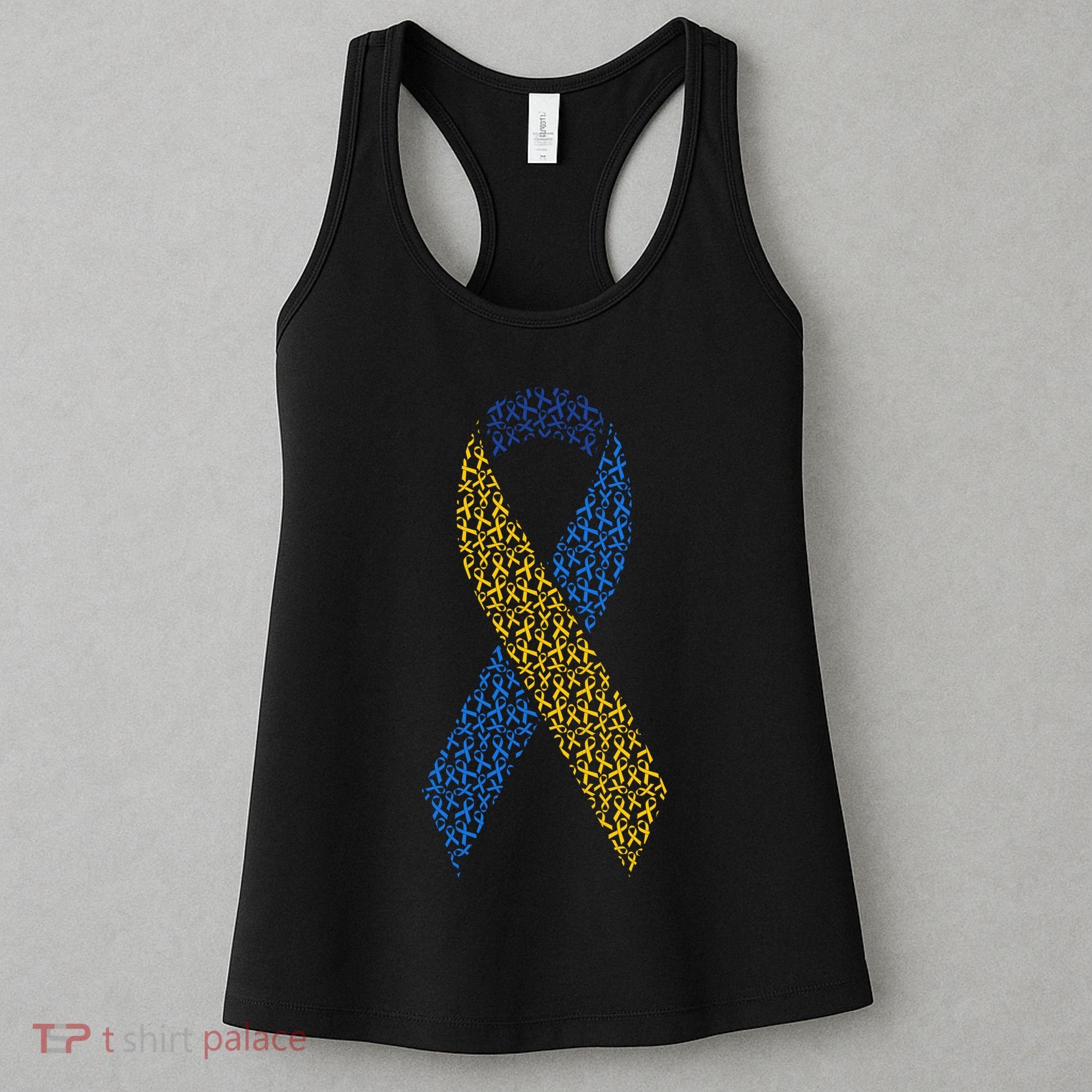 World Down Syndrome Day Awareness Ribbons Women's Tank Top