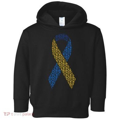 World Down Syndrome Day Awareness Ribbons Toddler Hoodie