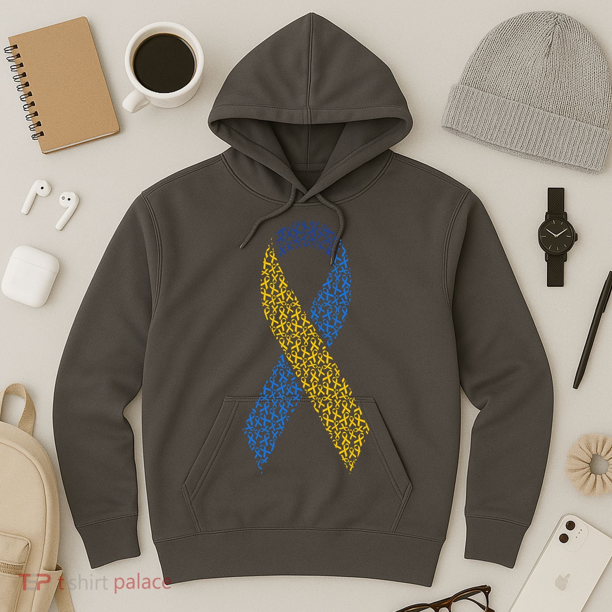 World Down Syndrome Day Awareness Ribbons Hoodie