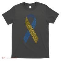 World Down Syndrome Day Awareness Ribbons T-Shirt thumb 0