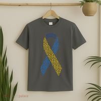 World Down Syndrome Day Awareness Ribbons T-Shirt thumb 2