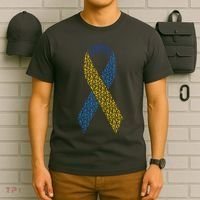World Down Syndrome Day Awareness Ribbons T-Shirt thumb 6