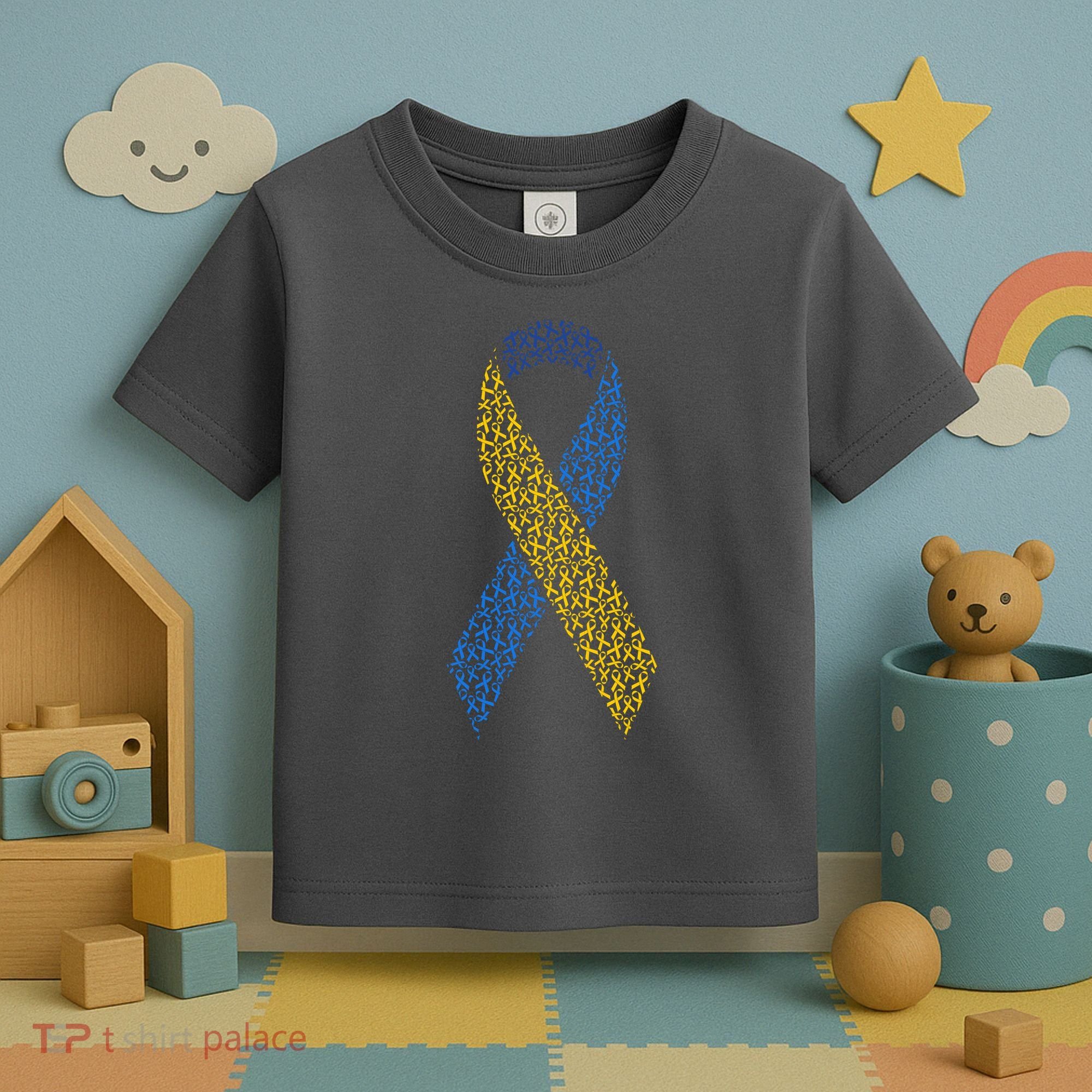 World Down Syndrome Day Awareness Ribbons Toddler T-Shirt