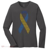 World Down Syndrome Day Awareness Ribbons Women's Long Sleeve Shirt thumb 0