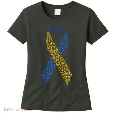 World Down Syndrome Day Awareness Ribbons Women's T-Shirt