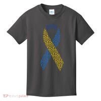 World Down Syndrome Day Awareness Ribbons Kids T-Shirt thumb 0