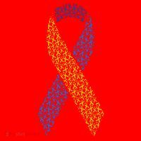 World Down Syndrome Day Awareness Ribbons Santa Hat thumb 1