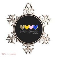 World Down Syndrome Day March 21st Awareness Heart Ornament thumb 0