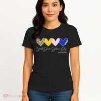 World Down Syndrome Day March 21st Awareness Heart Women's T-Shirt thumb 4