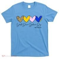 World Down Syndrome Day March 21st Awareness Heart T-Shirt thumb 0