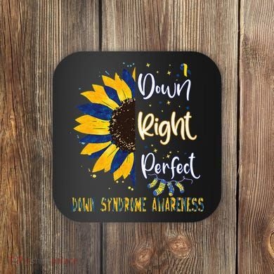 World Down Syndrome Day Awareness Socks 21 March Coaster