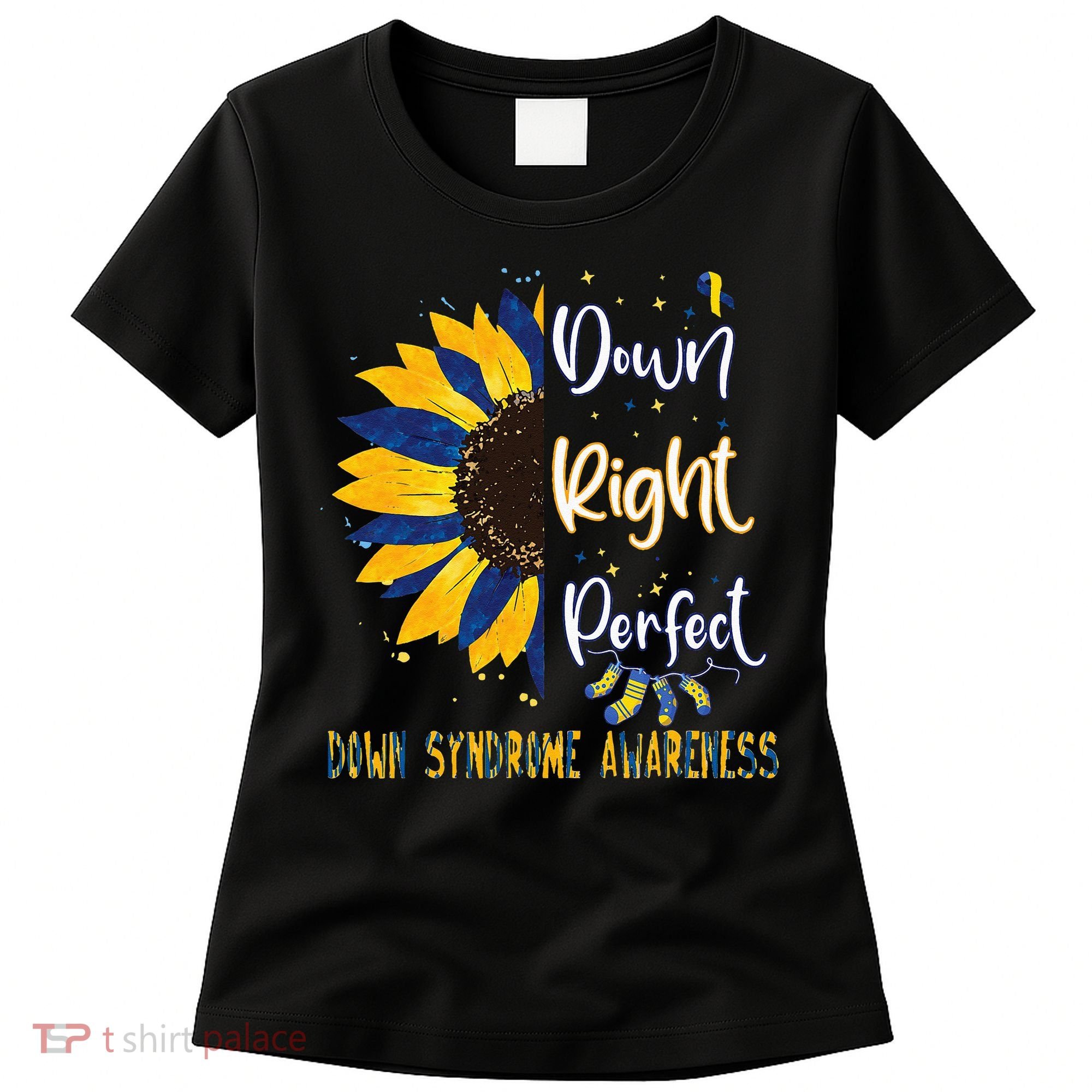 World Down Syndrome Day Awareness Socks 21 March Women's T-Shirt
