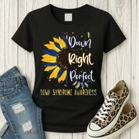 World Down Syndrome Day Awareness Socks 21 March Women's T-Shirt thumb 3
