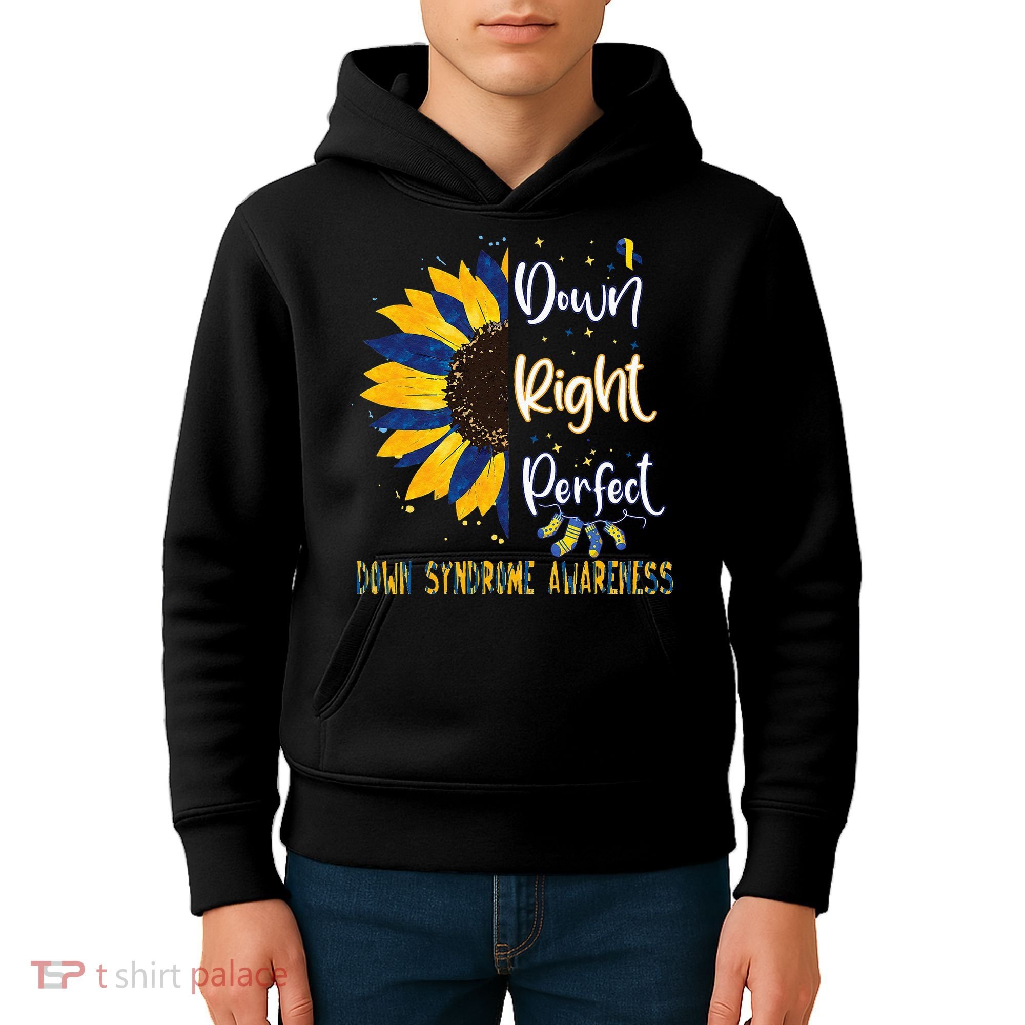 World Down Syndrome Day Awareness Socks 21 March Kids Hoodie