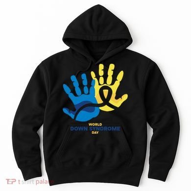 World Down Syndrome Day Handprint Awareness Hoodie