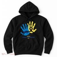 World Down Syndrome Day Handprint Awareness Hoodie thumb 0