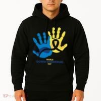 World Down Syndrome Day Handprint Awareness Hoodie thumb 2