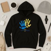 World Down Syndrome Day Handprint Awareness Hoodie thumb 3