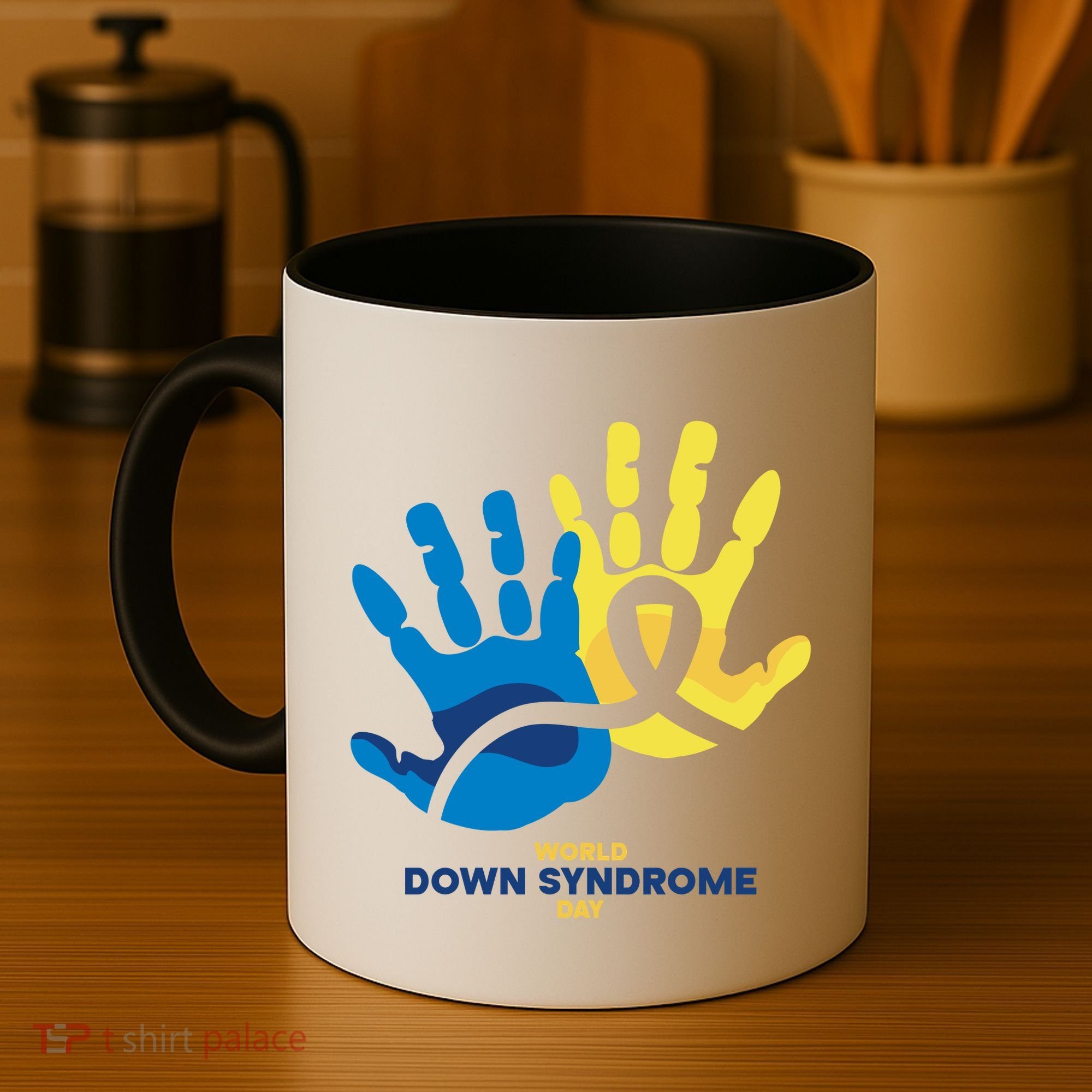 World Down Syndrome Day Handprint Awareness Coffee Mug