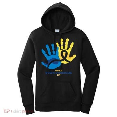 World Down Syndrome Day Handprint Awareness Women's Hoodie