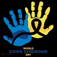 World Down Syndrome Day Handprint Awareness Women's Hoodie thumb 2