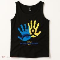 World Down Syndrome Day Handprint Awareness Tank Top thumb 2