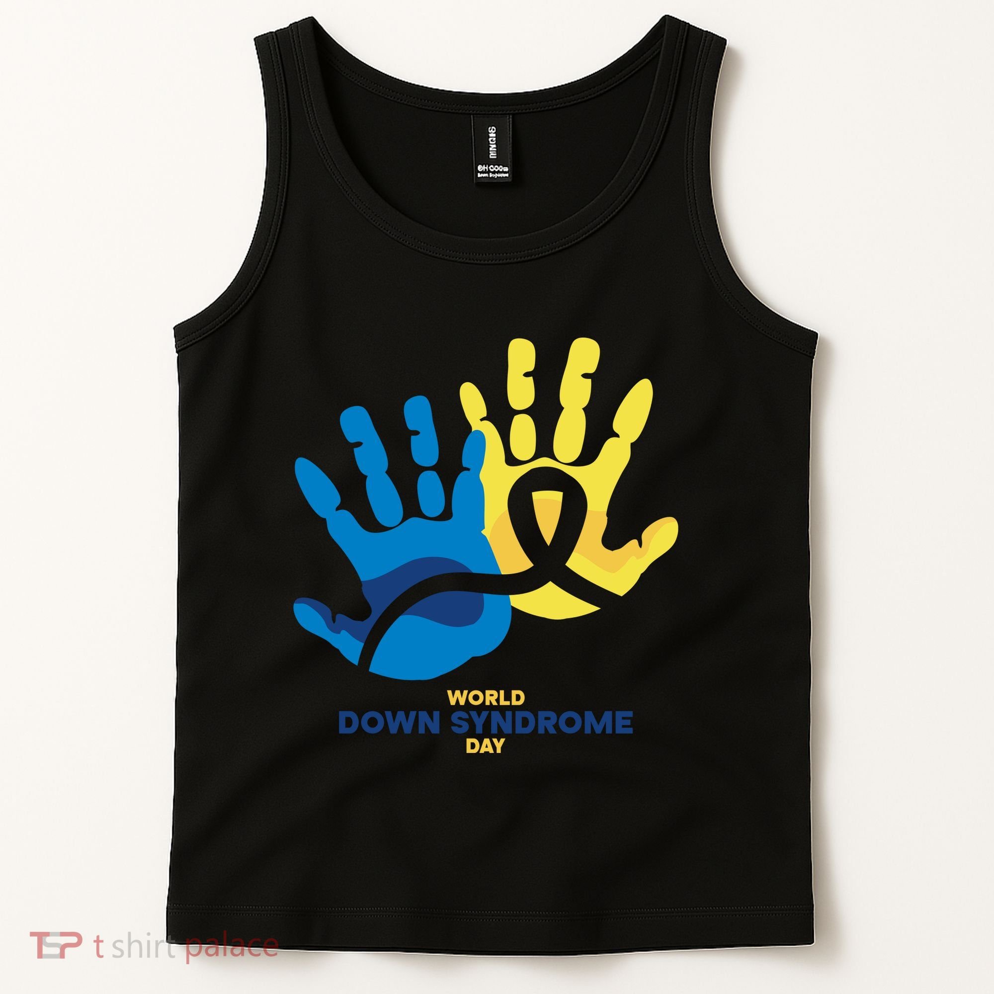 World Down Syndrome Day Handprint Awareness Tank Top