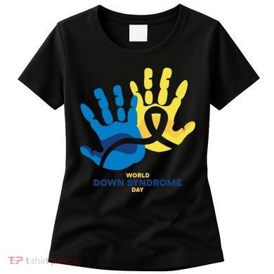 World Down Syndrome Day Handprint Awareness Women's T-Shirt