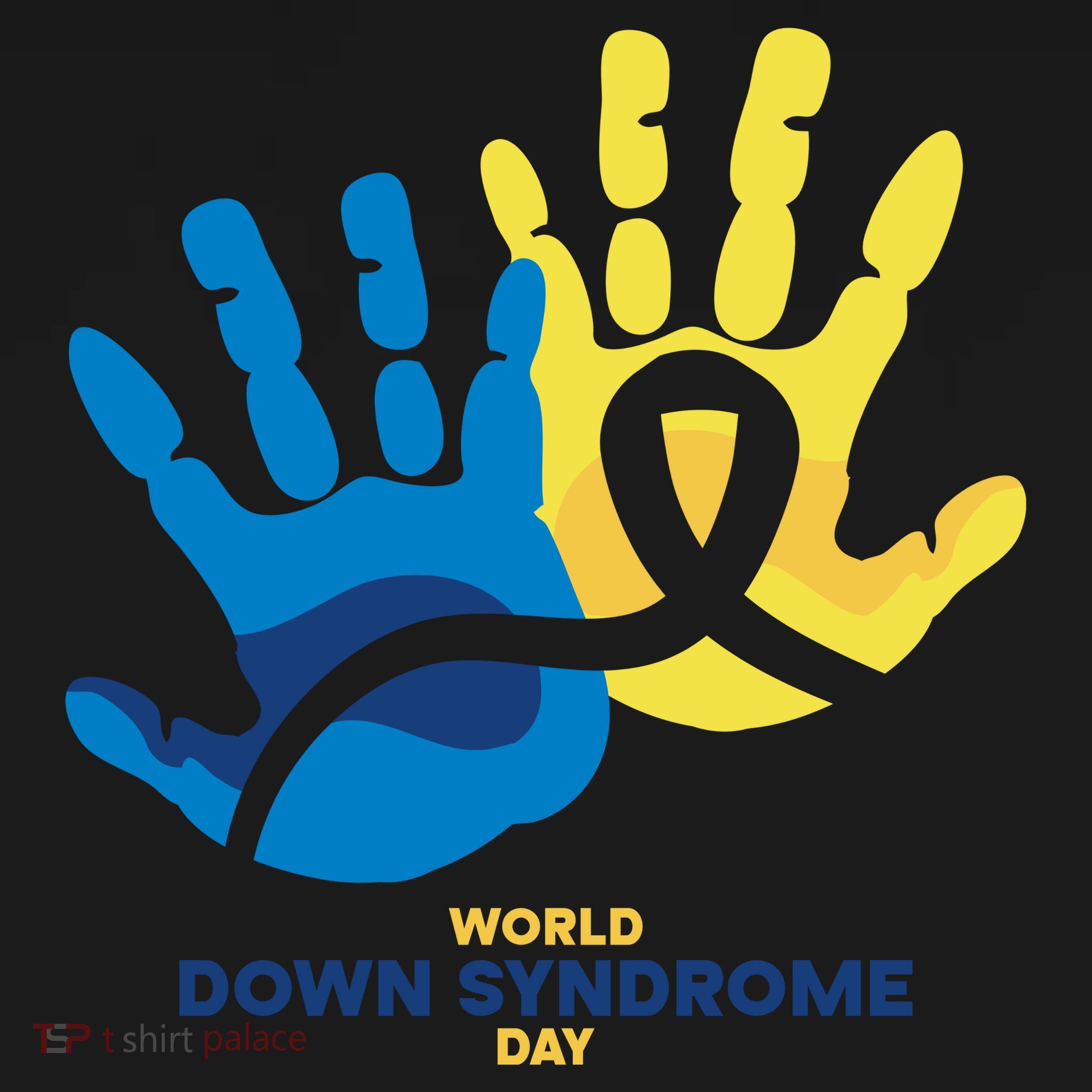 World Down Syndrome Day Handprint Awareness Women's T-Shirt
