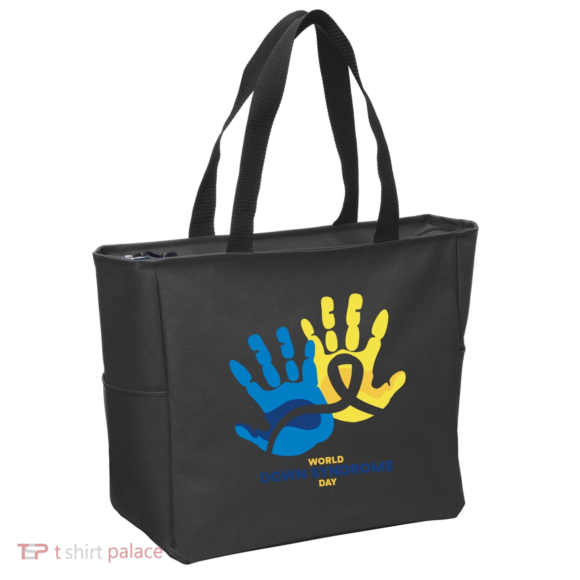 World Down Syndrome Day Handprint Awareness Tote Bag