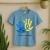 World Down Syndrome Day Handprint Awareness T-Shirt thumb 2