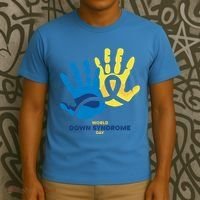 World Down Syndrome Day Handprint Awareness T-Shirt thumb 3