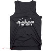 Washington Dc Skyline Tank Top thumb 0
