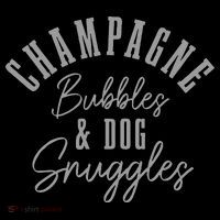 Womens Dog Snuggles & Champagne Bubbles Funny Cute Dog Lover Coffee Mug thumb 5