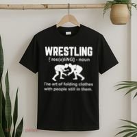Wrestling Definition Shirt Vintage Wrestling Wrestle   T-Shirt thumb 2