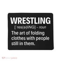 Wrestling Definition Shirt Funny Saying Wrestler Wrestling  Mousepad thumb 0