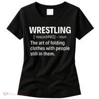 Wrestling Definition Shirt Funny Saying Wrestler Wrestling  Women's T-Shirt thumb 0