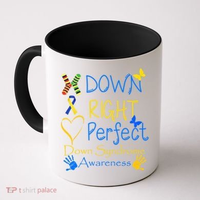 World Down Syndrome Day Awareness Socks Down Right Perfect Gift Coffee Mug