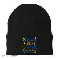 World Down Syndrome Day Awareness Socks Down Right Perfect Gift Beanie thumb 0