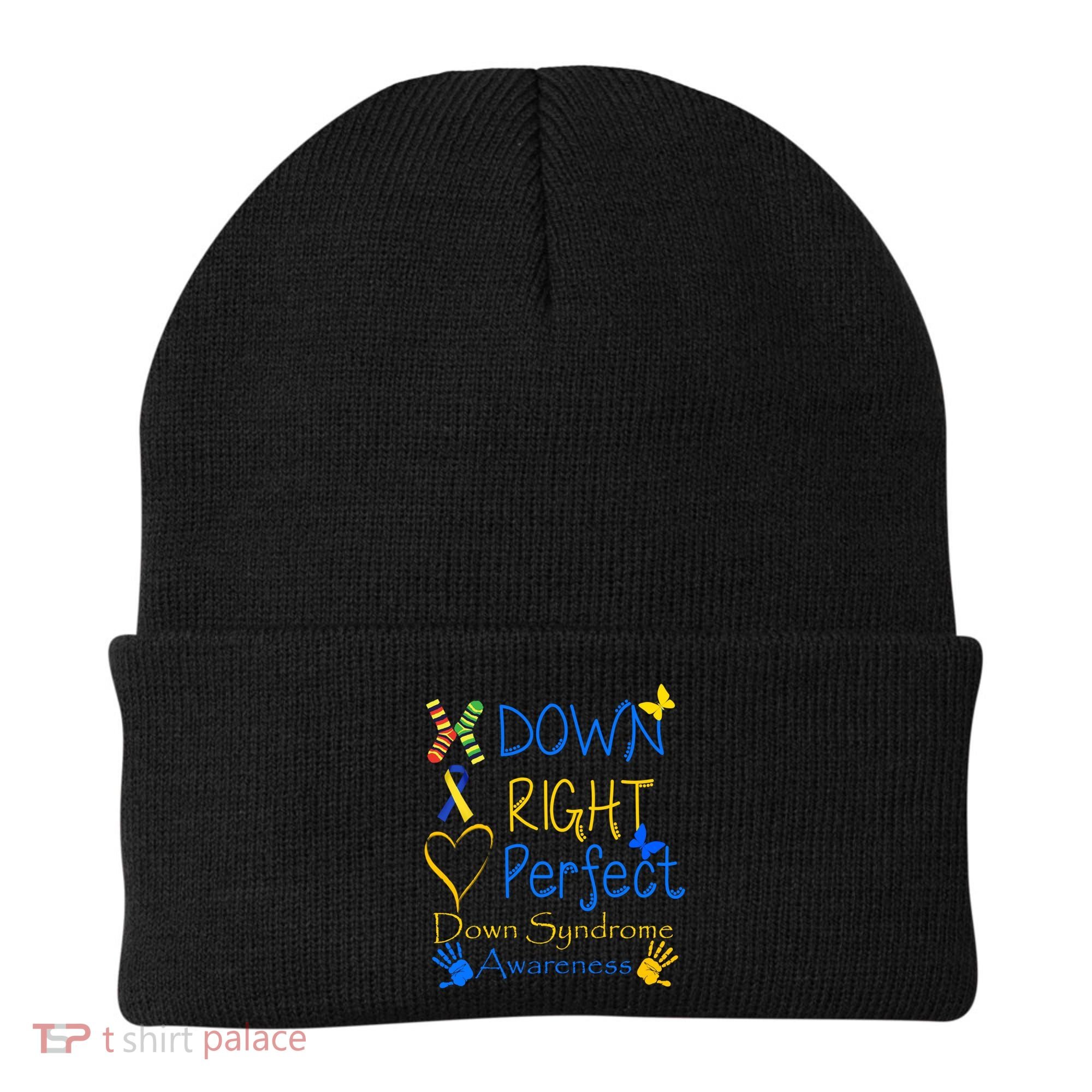 World Down Syndrome Day Awareness Socks Down Right Perfect Gift Beanie