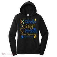 World Down Syndrome Day Awareness Socks Down Right Perfect Gift Women's Hoodie thumb 0
