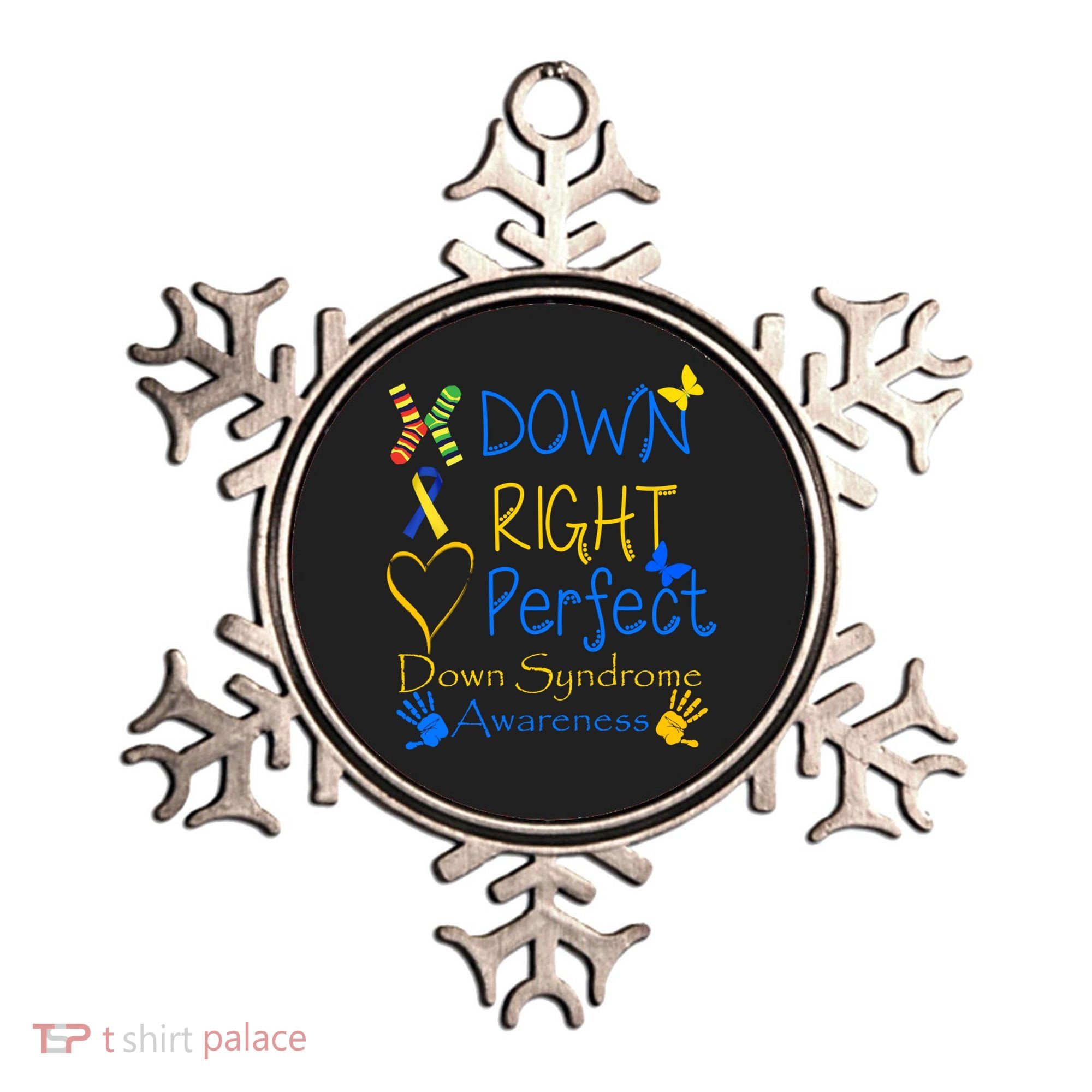 World Down Syndrome Day Awareness Socks Down Right Perfect Gift Ornament