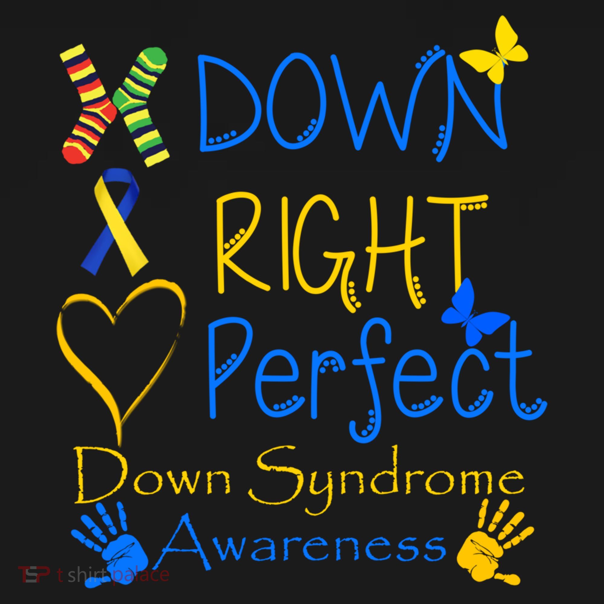 World Down Syndrome Day Awareness Socks Down Right Perfect Gift Ornament