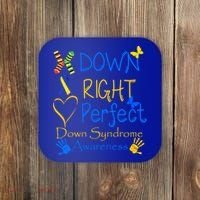 World Down Syndrome Day Awareness Socks Down Right Perfect Gift Coaster thumb 0