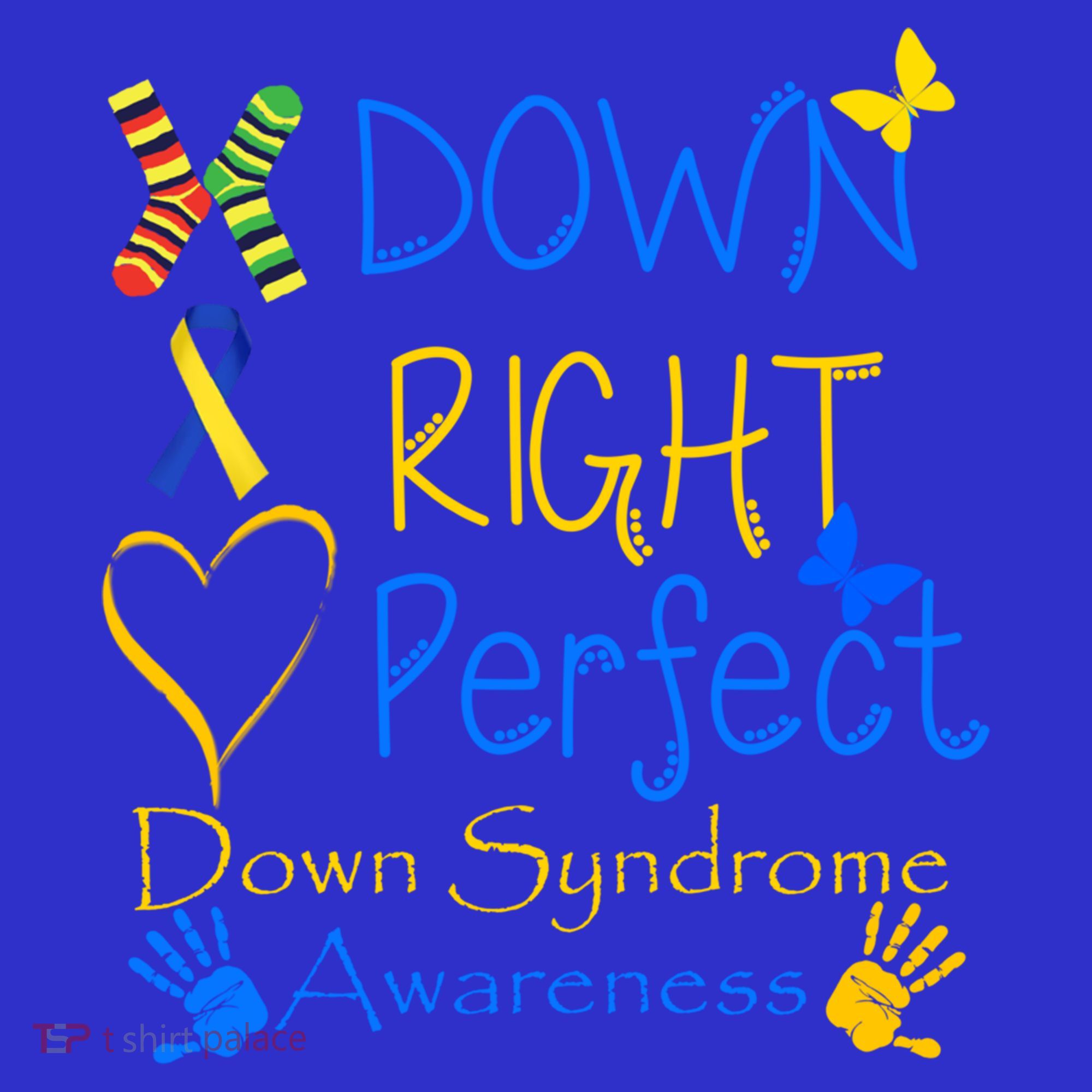 World Down Syndrome Day Awareness Socks Down Right Perfect Gift Polo