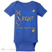 World Down Syndrome Day Awareness Socks Down Right Perfect Gift Baby Bodysuit thumb 0