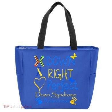 World Down Syndrome Day Awareness Socks Down Right Perfect Gift Tote Bag