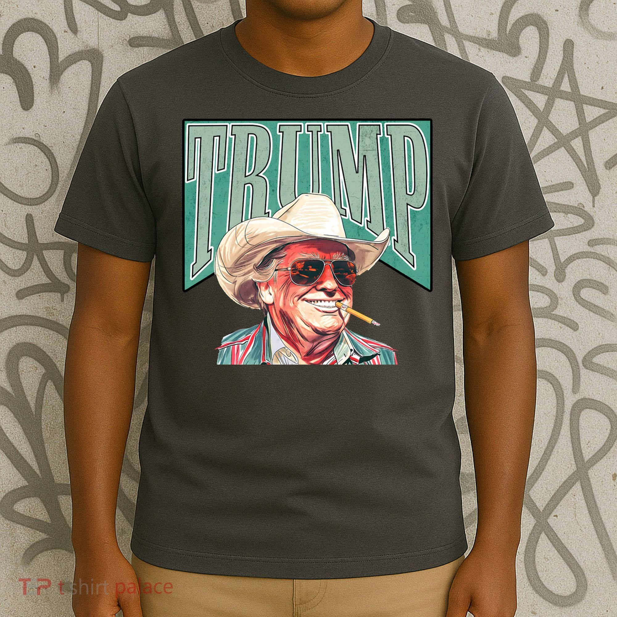 Western Donald Trump Cowboy Maga T-Shirt