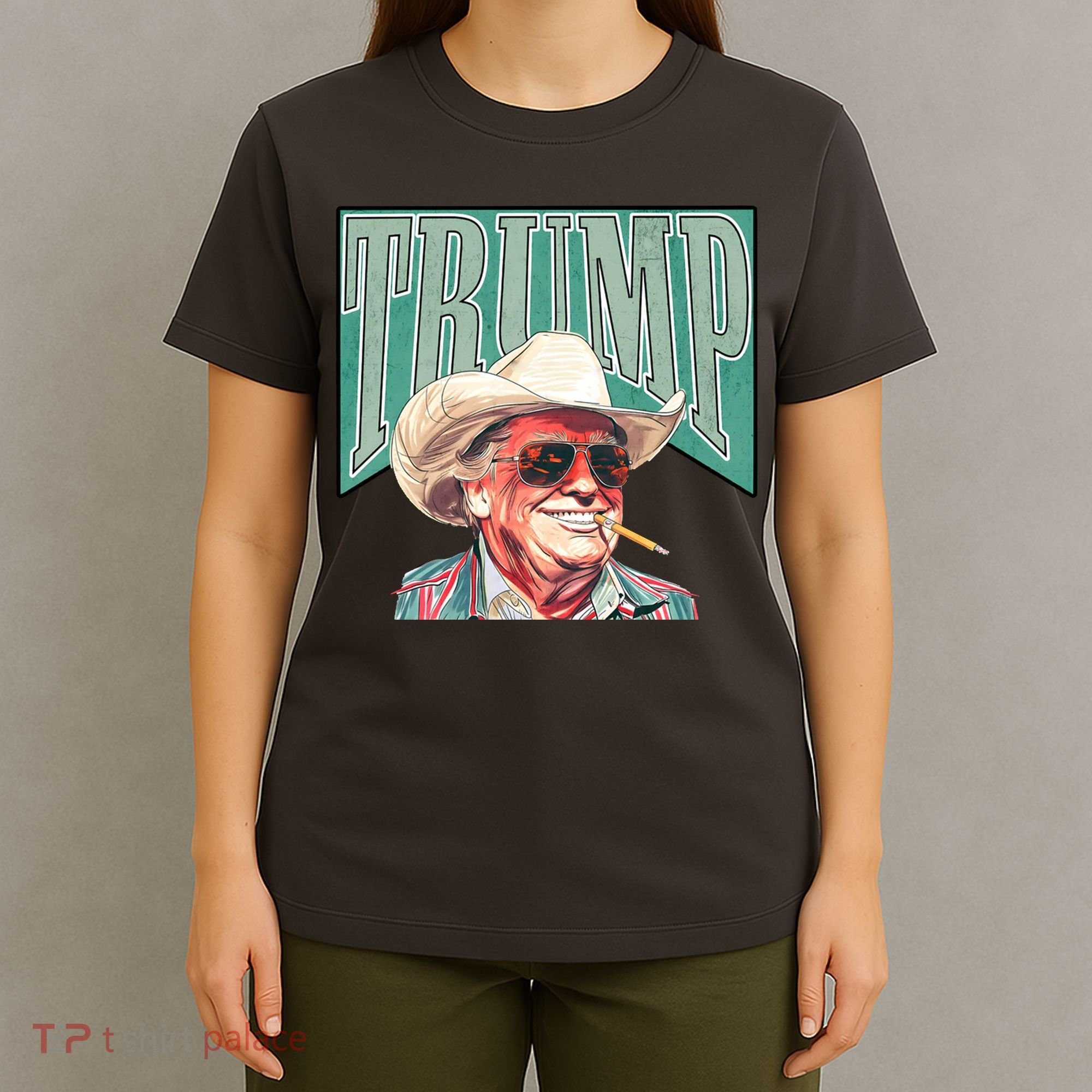 Western Donald Trump Cowboy Maga T-Shirt