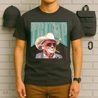Western Donald Trump Cowboy Maga T-Shirt thumb 6